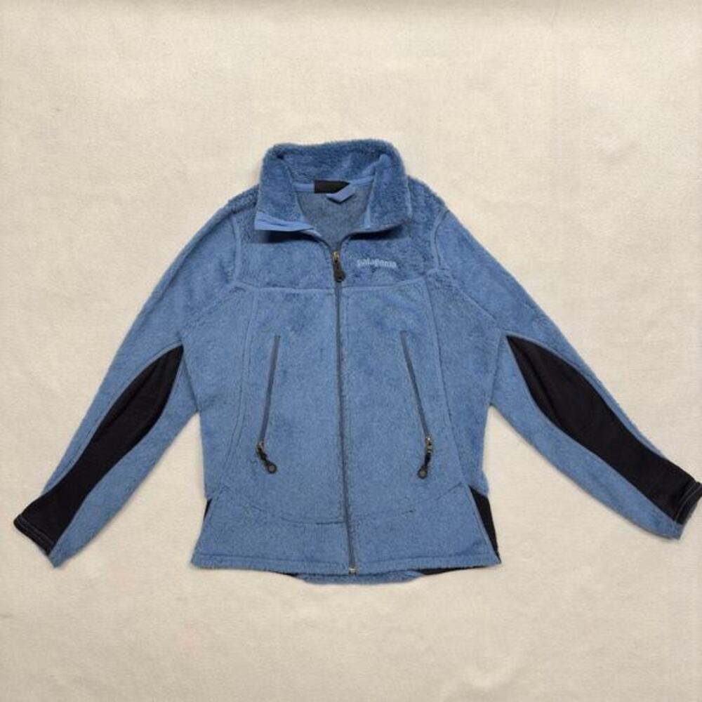 VTG Patagonia Regulator Polartec Fleece Jacket Full Zip USA Blue Jacket Size XS?